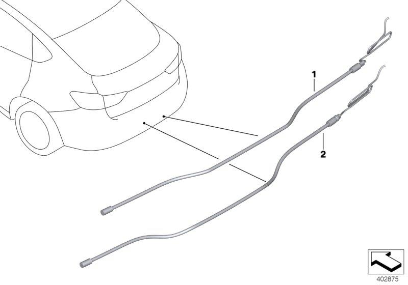 Diagram Sensor wire for Smart Opener for your BMW