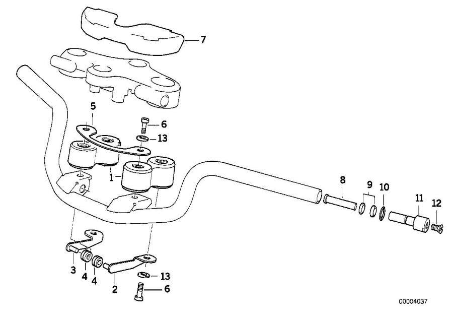 11MOUNTING PARTS FOR HANDLE BARhttps://images.simplepart.com/images/parts/BMW/fullsize/4037.jpg