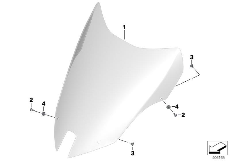 Diagram Windshield for your 2016 BMW C evolution   