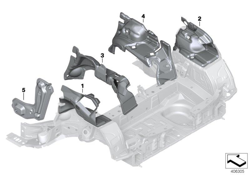 Diagram SOUND INSULATING REAR for your MINI