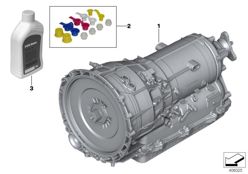 Diagram Automatic transmission GA8P75HZ for your BMW