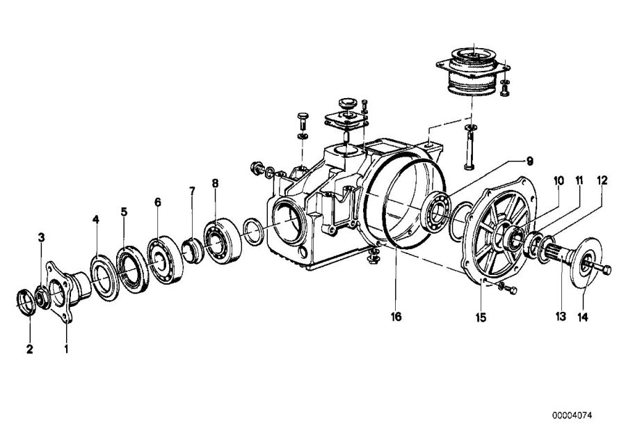 Diagram DIFFERENTIAL-DRIVE/OUTPUT for your 2012 BMW M6   