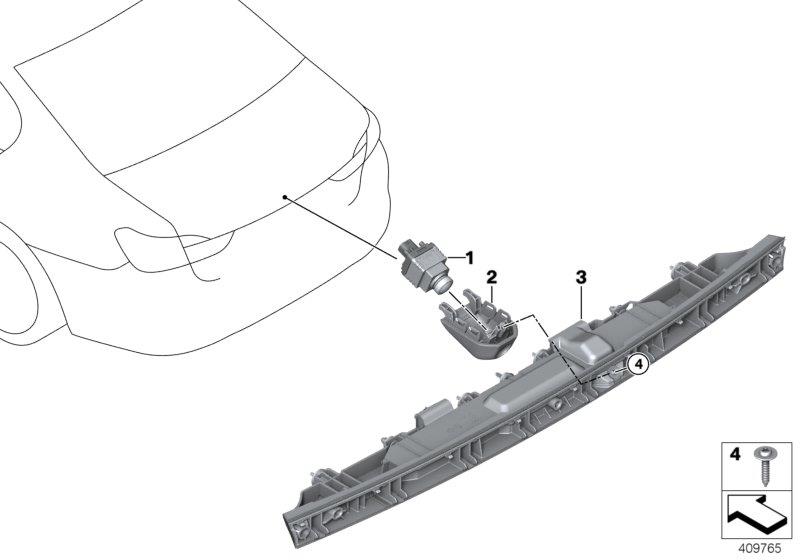 Diagram Reversing camera for your BMW