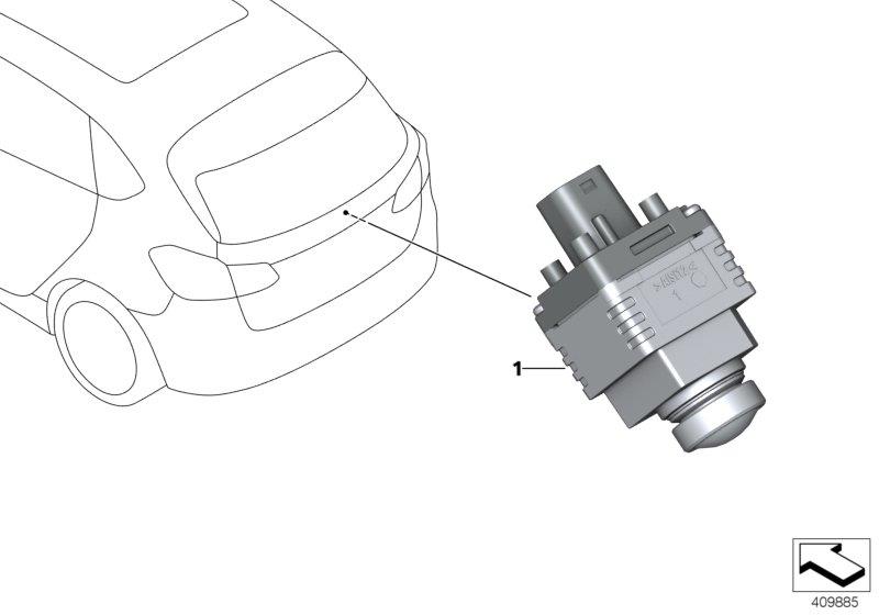 Diagram Reversing camera for your BMW M6  