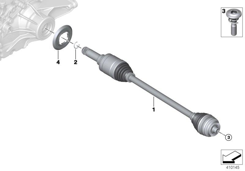 Diagram Output shaft for your MINI