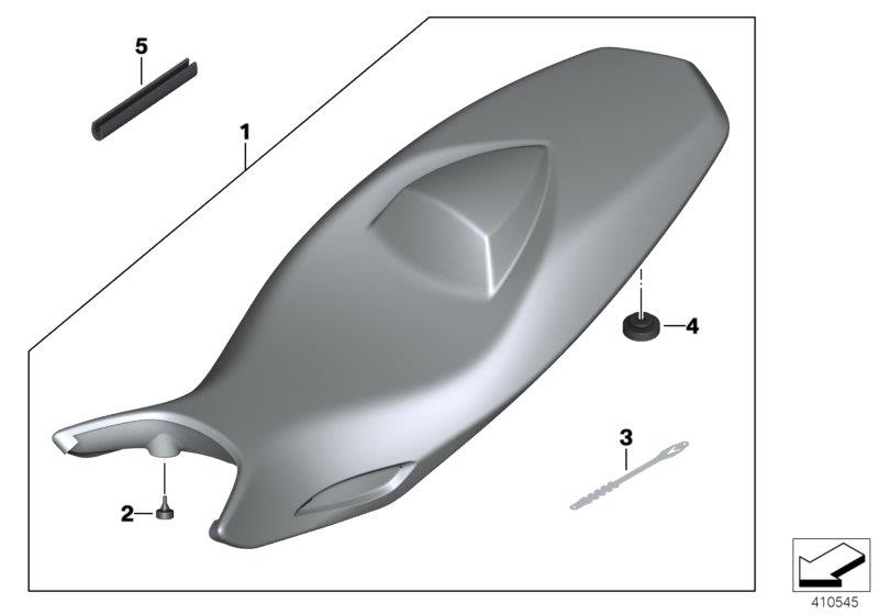 Diagram Seat bench for your 2010 BMW K1600GTL   