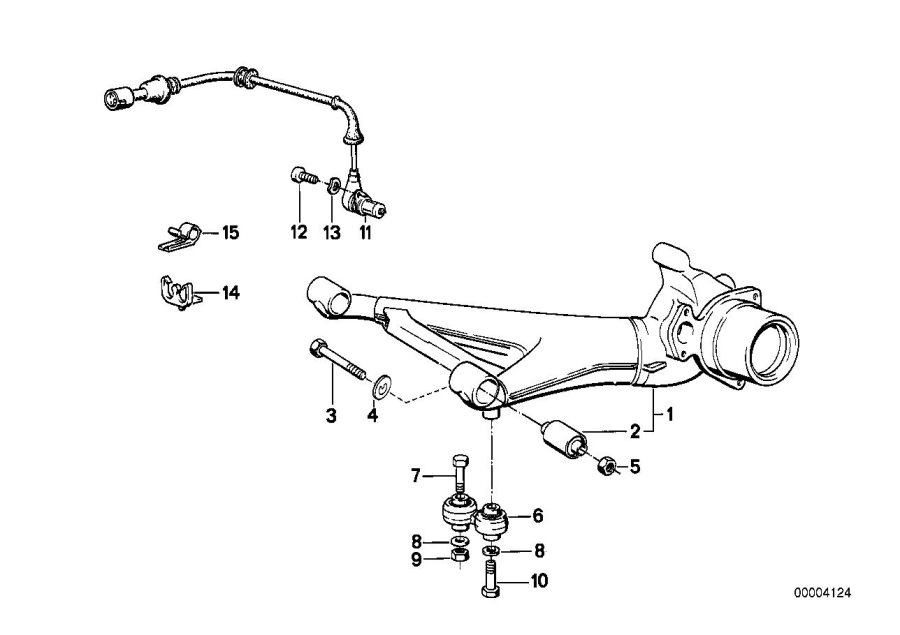 Diagram Rear axle SUPPORT/WHEEL suspension for your 2013 BMW