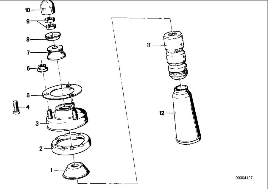 Diagram Guide SUPPORT/SPRING PAD/ATTACHING parts for your 2015 BMW M6   