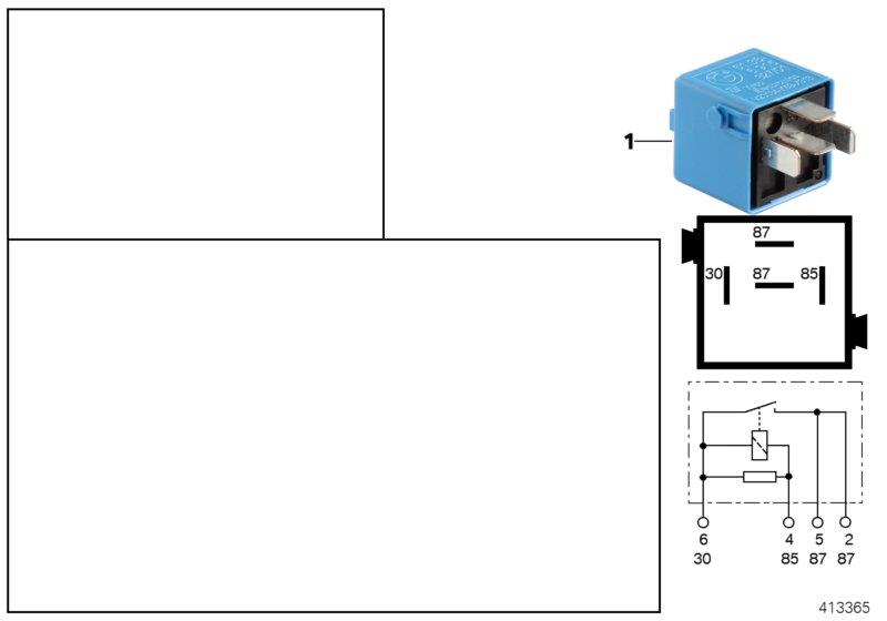 Diagram Relay for door lock heater K29y for your BMW