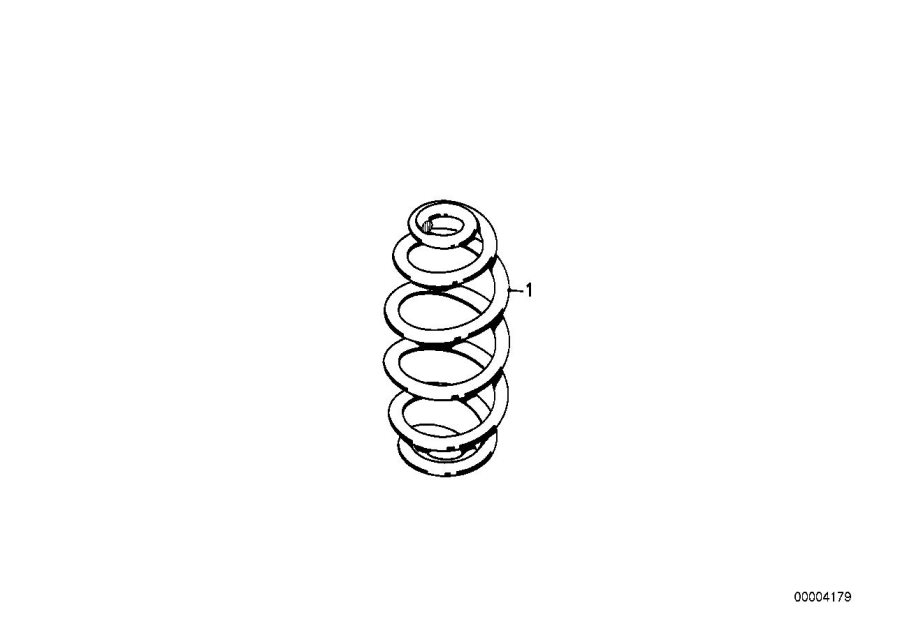 Diagram Set coil springs for your BMW