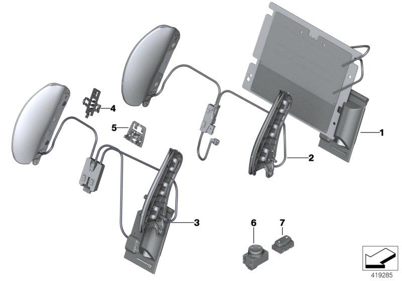 Diagram Seat, front, lumbar for your BMW