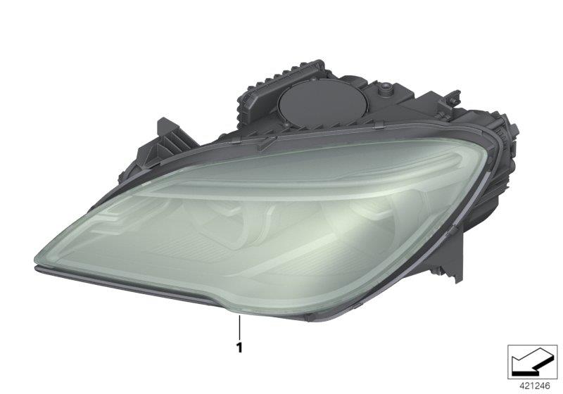 Diagram Headlight for your BMW