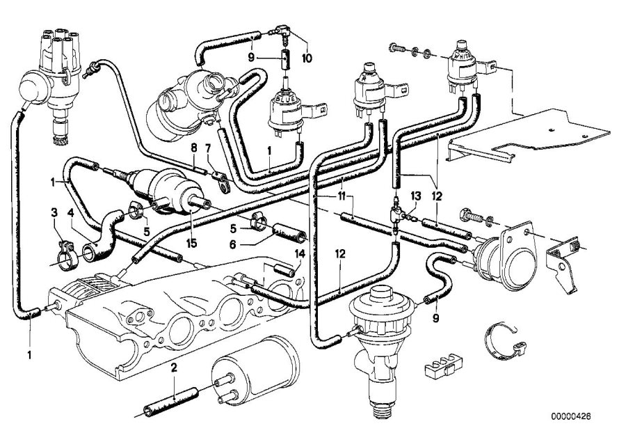 Diagram Emission control for your 2016 BMW 328i   