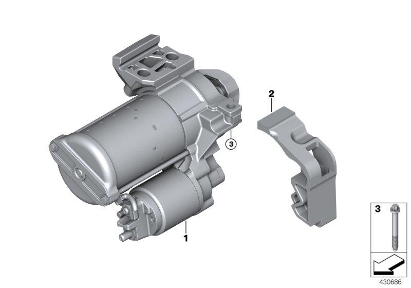 Diagram Starter for your 2013 BMW M6   