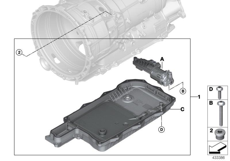 Diagram GA8P75HZ electric oil pump for your 2017 BMW X5   