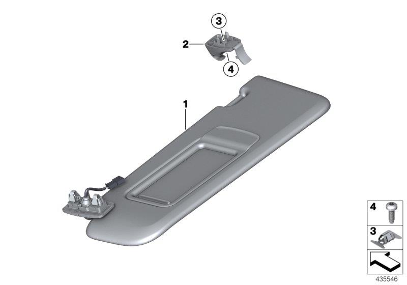 Le diagramme PARE-SOLEIL pour votre BMW X3  