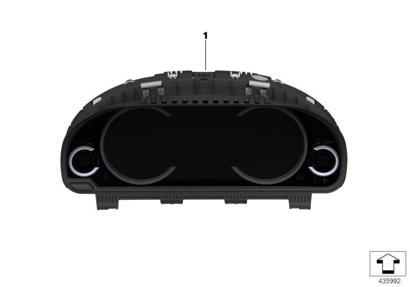 Diagram Retrofit multifunctional cluster for your 2012 BMW 640i Coupe  