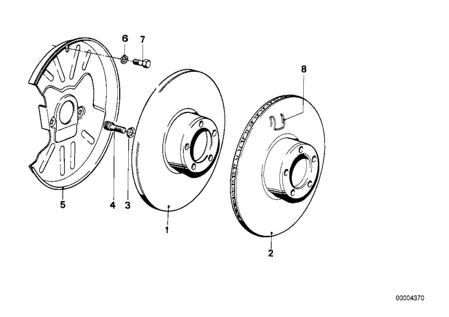 Diagram Front brake / brake disc for your 2016 BMW X1   