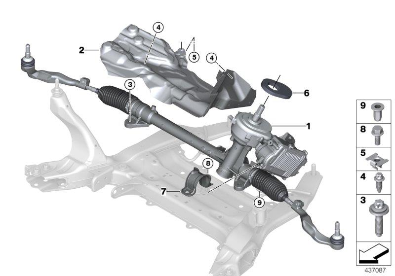 Diagram Electrical steering for your 2017 BMW 750iX   