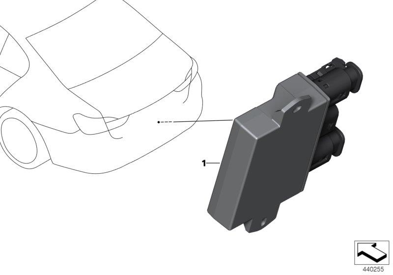 Diagram Control unit for Smart Opener for your 2015 BMW M6   