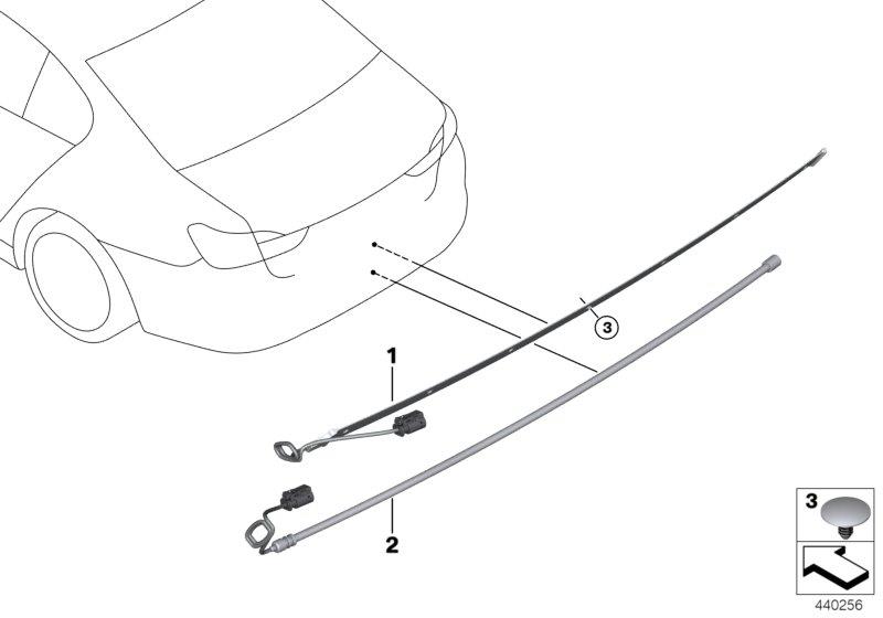 Diagram Sensor wire for Smart Opener for your BMW 530e  