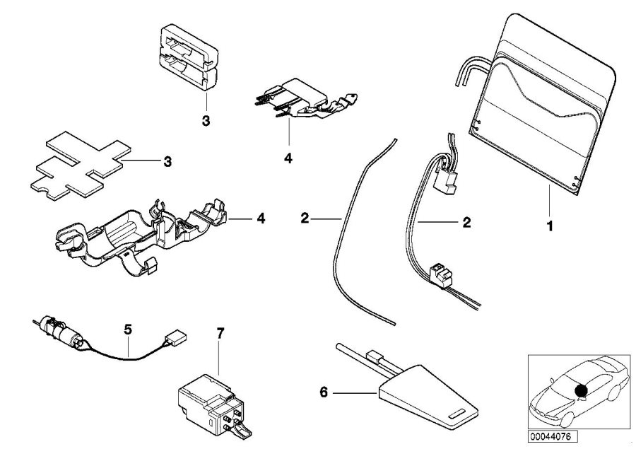 Diagram Seat, front, lumbar for your BMW M6  