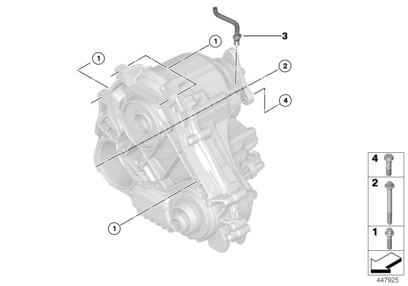 Diagram Gearbox mounting / ventilation for your BMW