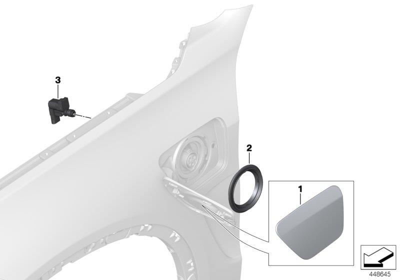 Diagram Charging lid for your 2018 BMW M240iX   