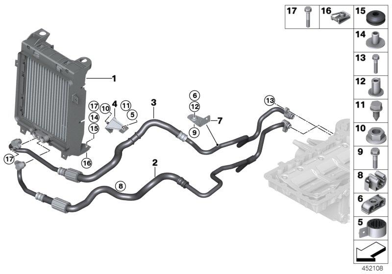 Diagram Oil cooler / circuits for your BMW