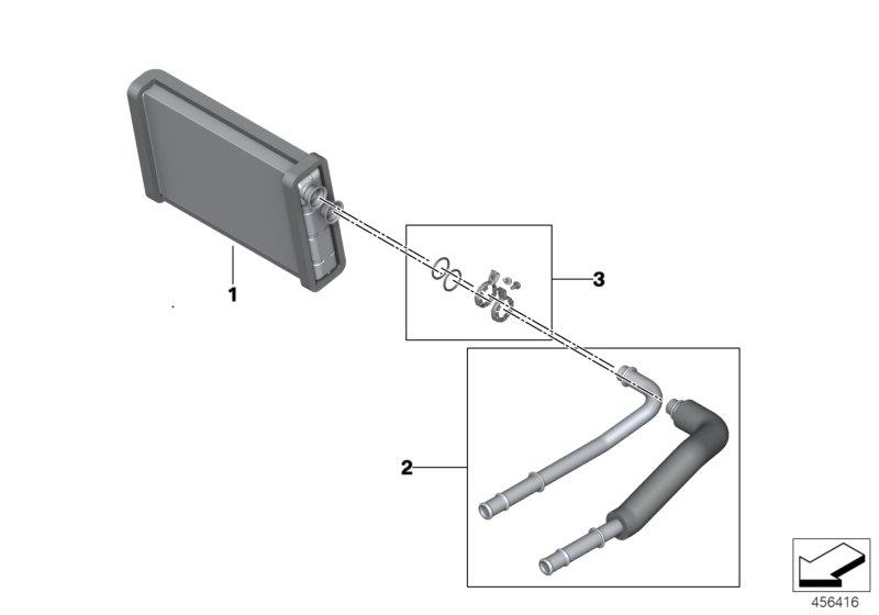 Diagram Heat exchanger for your 2012 BMW M6   