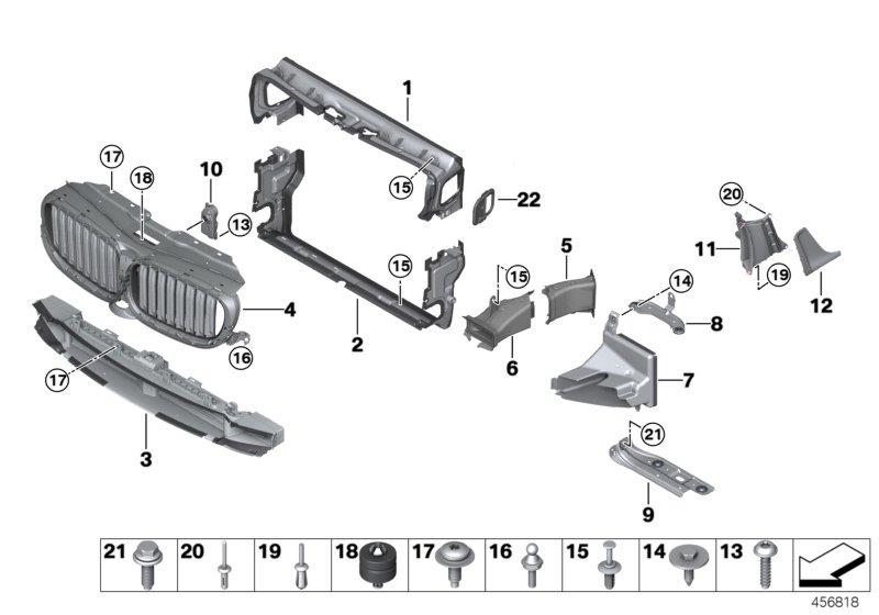 Diagram Air ducts for your 2010 BMW 750i   
