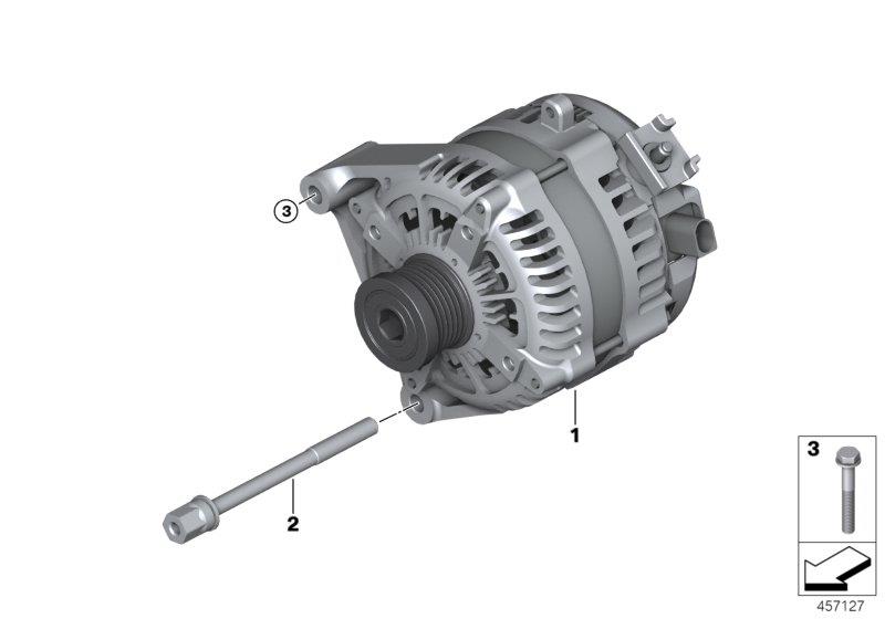 Diagram Alternator for your BMW