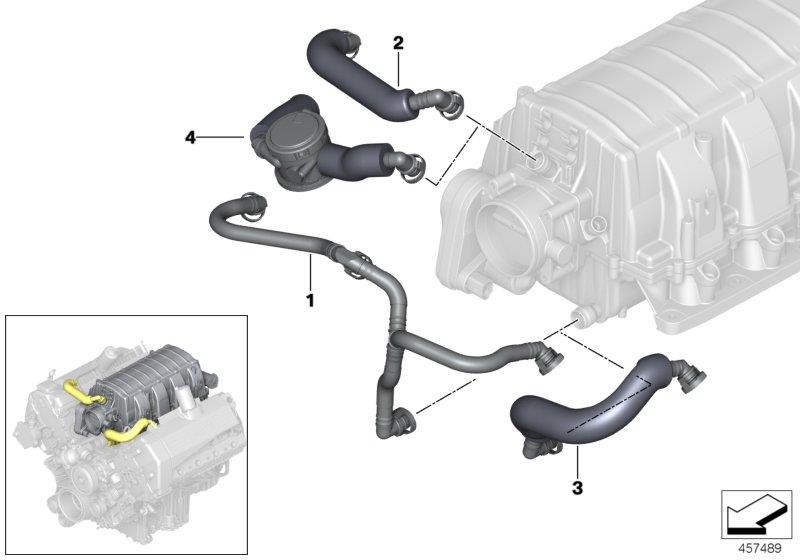 Diagram Crankcase-Ventilation for your 2017 BMW M4 GTS   