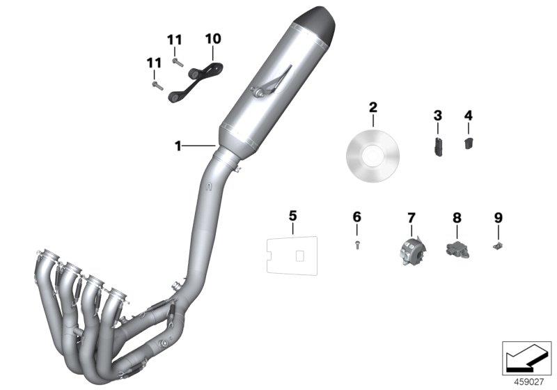 Diagram HP Race Power Kit for your 2016 BMW K1600GTL Exclusive   