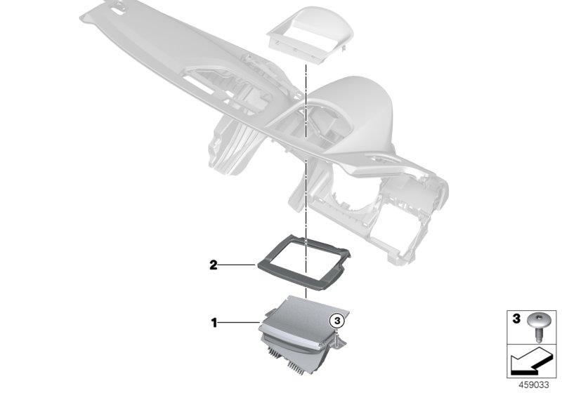 Diagram Head-up display for your BMW