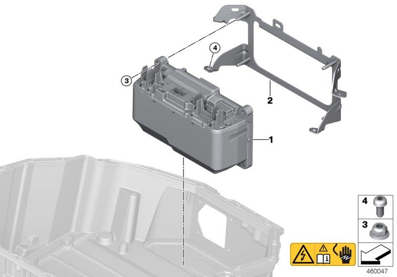 Diagram High-voltage battery safety box for your BMW