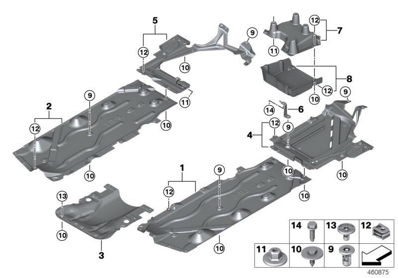 Diagram Underfloor coating for your MINI