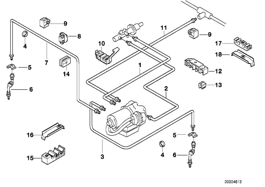 Diagram Brake pipe front abs for your 2017 BMW M4 GTS   