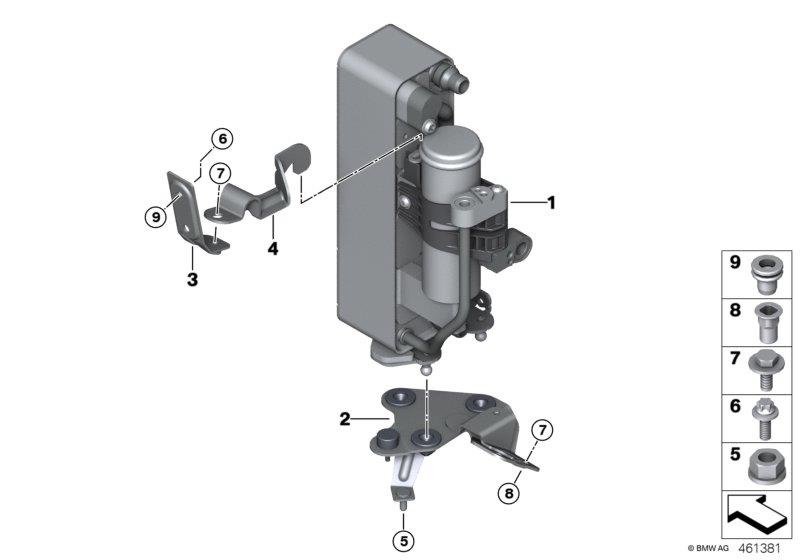 Diagram Condenser air conditioning for your 1988 BMW M6   