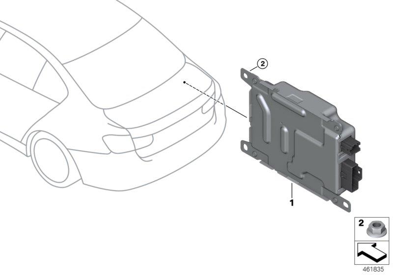 Diagram Battery charge module / BCU150 for your 2023 BMW M3 Comp. M xDrive   