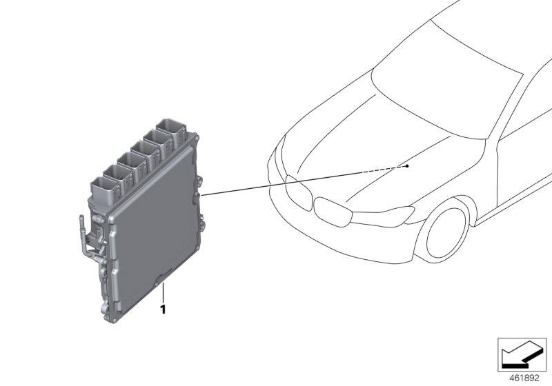 Diagram Base control module DME 8.8.0 for your BMW M6  