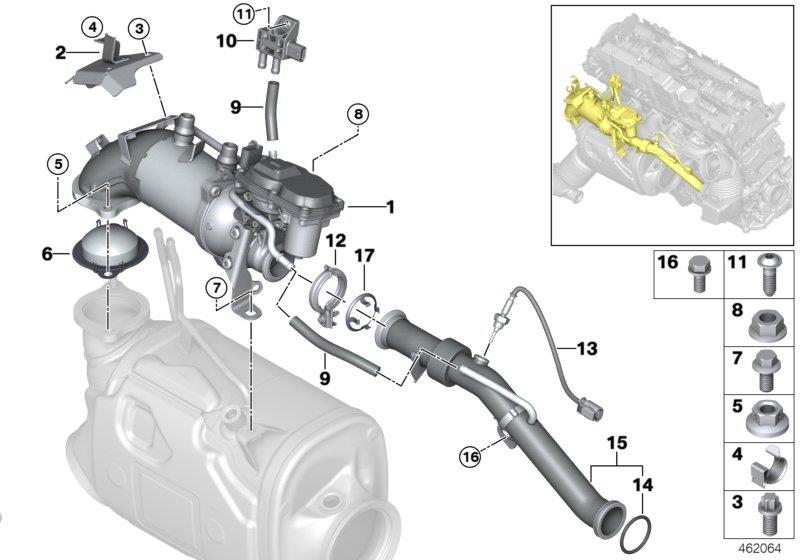 Diagram pollutant reduction cooling for your BMW