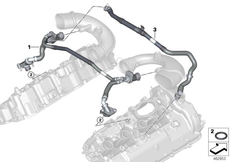 Diagram Crankcase-Ventilation for your 2017 BMW 750iX   
