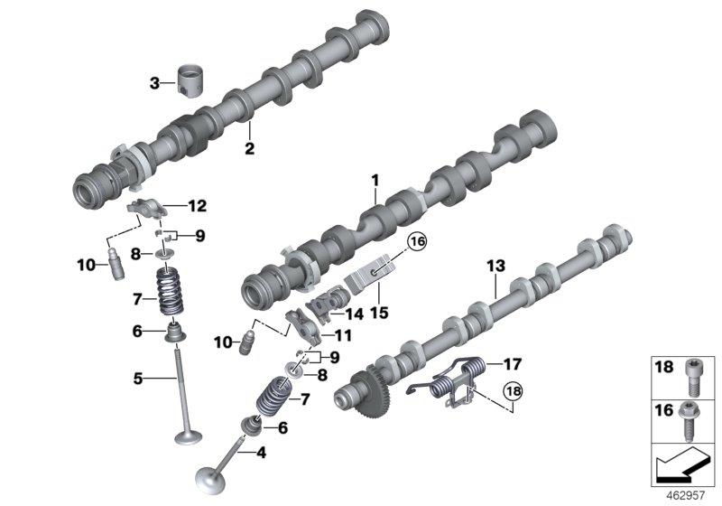 Diagram Valve timing gear for your 2009 BMW M5   