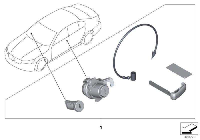 Full size assembly image of Master key locking (1/2)