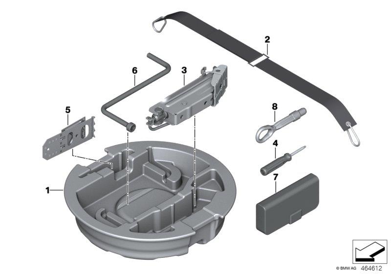 Diagram Car tool/Lifting jack for your 2014 BMW M235i   