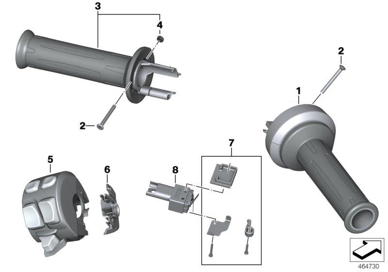 Diagram Retrofit, cruise control for your 2016 BMW R nineT Urban G/S   