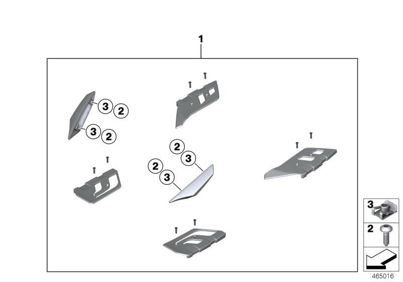 Diagram Impact protrectors for your 2008 BMW K1200LT   