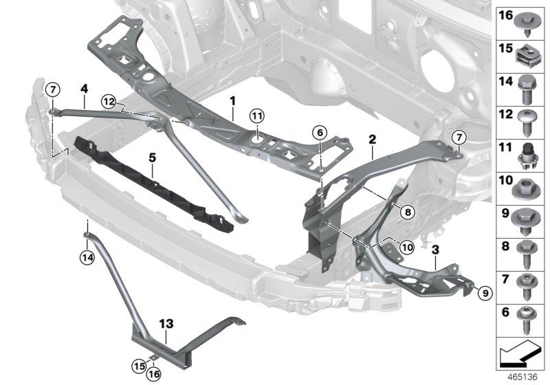 Diagram FRONT PANEL for your MINI