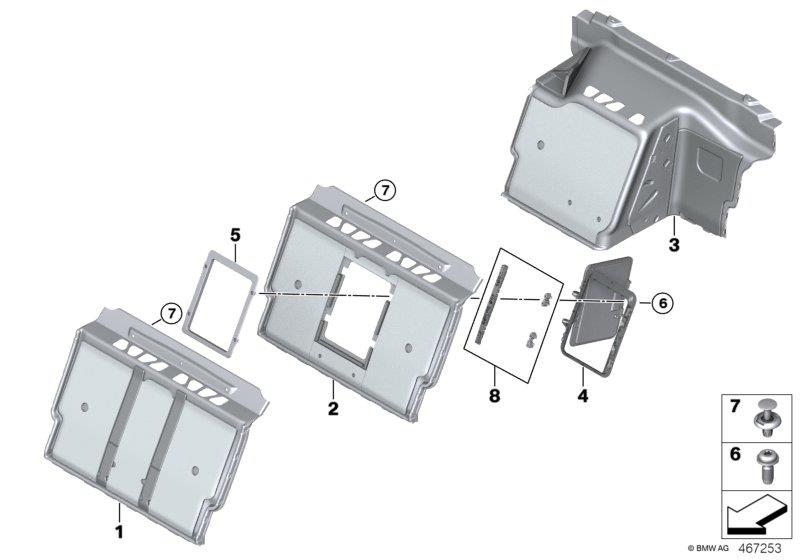 Diagram Partition trunk for your BMW